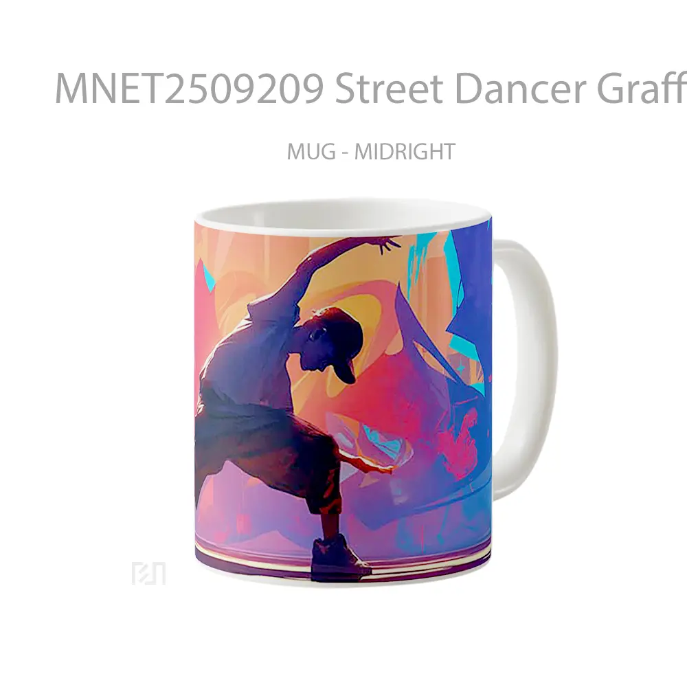 Street Dancer Graffiti Art Mug MNET2509209 - All-side / Desain