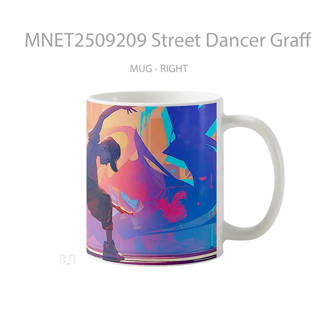Street Dancer Graffiti Art Mug MNET2509209
