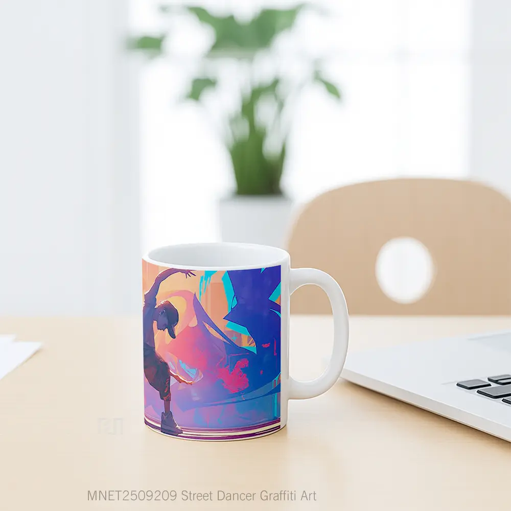 Street Dancer Graffiti Art Mug MNET2509209 - All-side / Desain