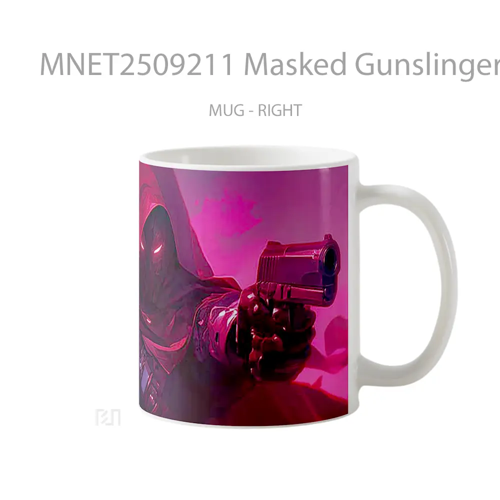 Masked Gunslinger Red Eyes Mug MNET2509211