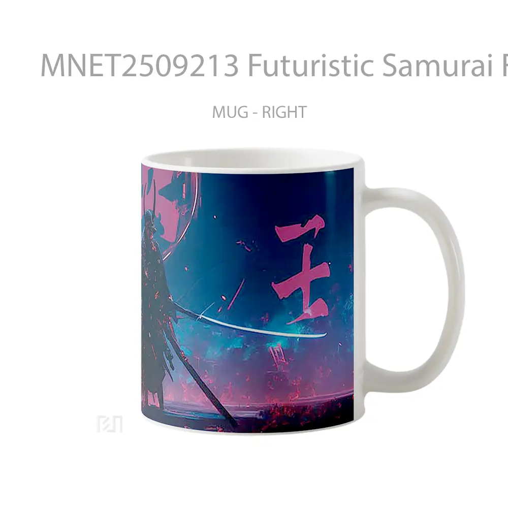 Futuristic Samurai Fight Mug MNET2509213