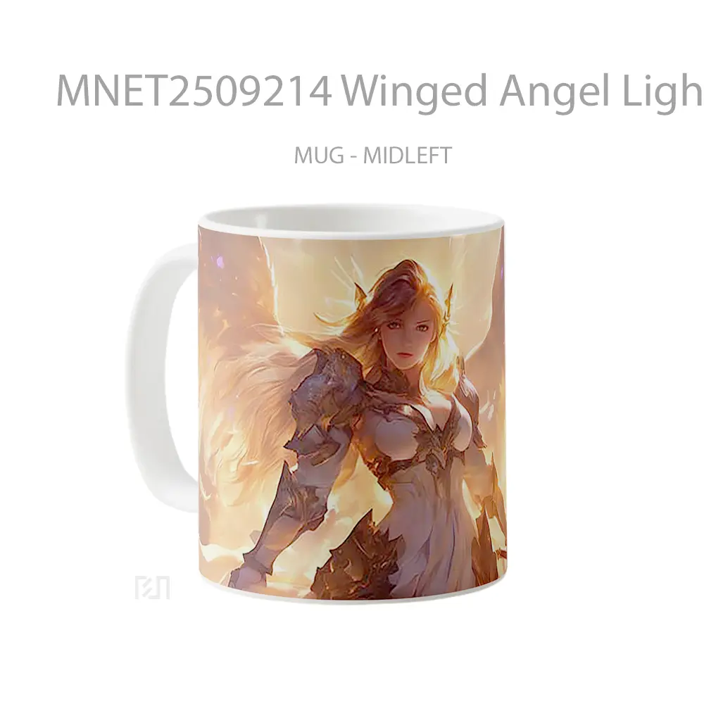 Winged Angel Light Mug MNET2509214 - All-side / Desain