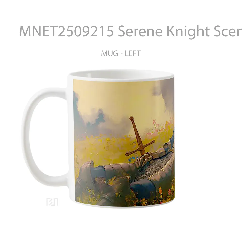 Serene Knight Scene Mug MNET2509215 - All-side / Desain