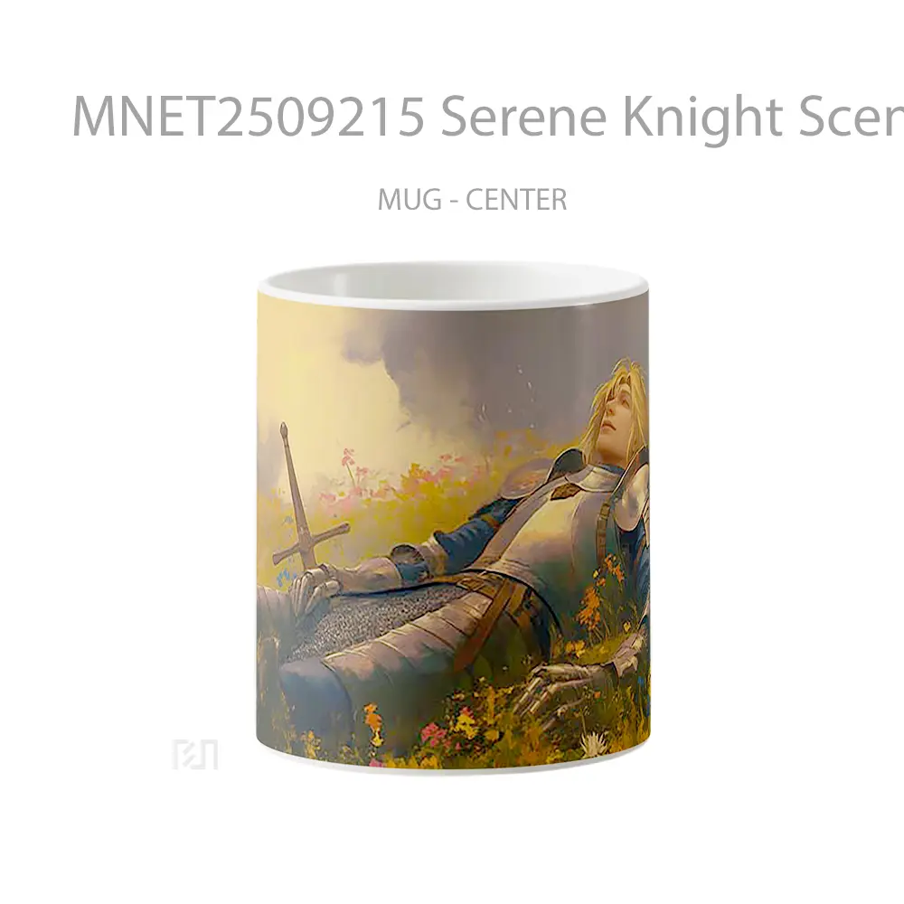 Serene Knight Scene Mug MNET2509215 - All-side / Desain
