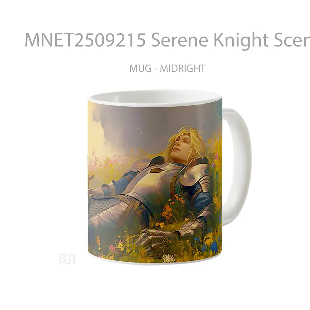 Serene Knight Scene Mug MNET2509215 - All-side / Desain