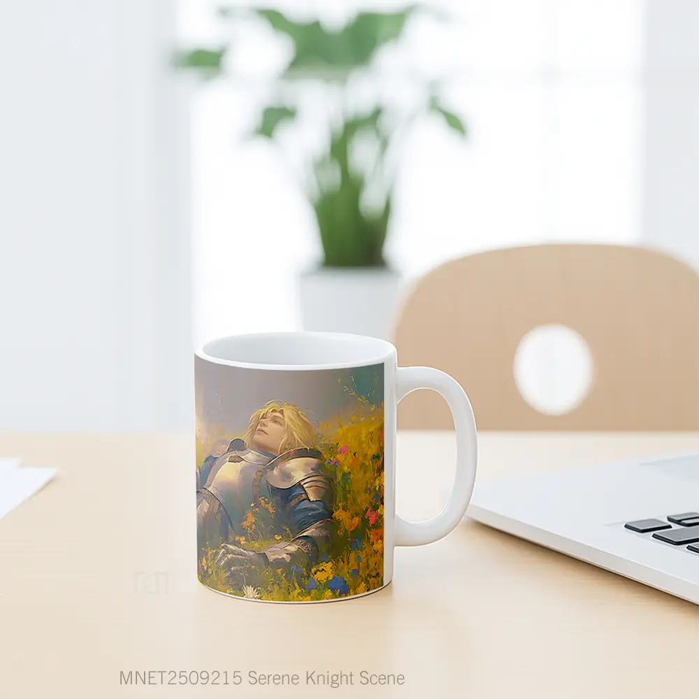 Serene Knight Scene Mug MNET2509215 - All-side / Desain