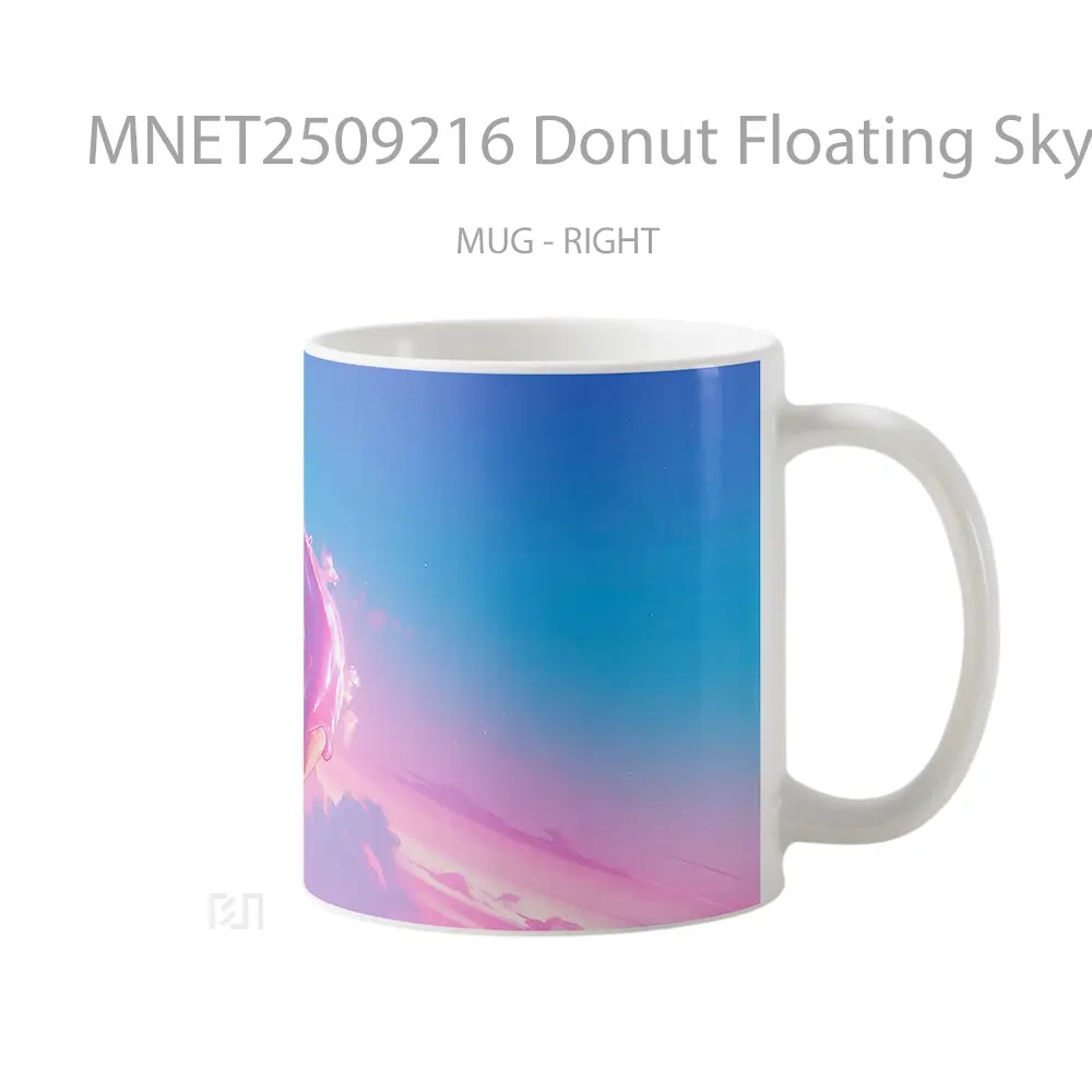 Donut Floating Sky Pink Glaze Mug MNET2509216
