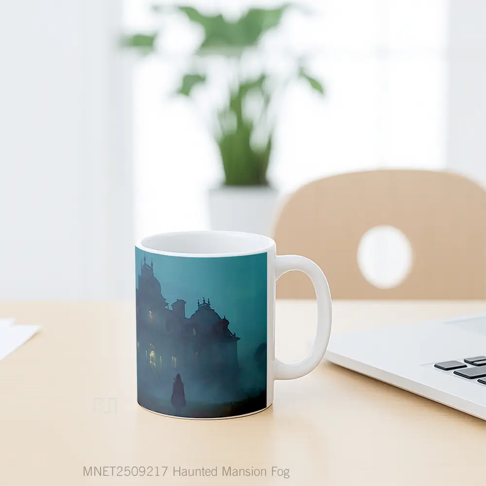 Haunted Mansion Fog Mug MNET2509217 - All-side / Desain