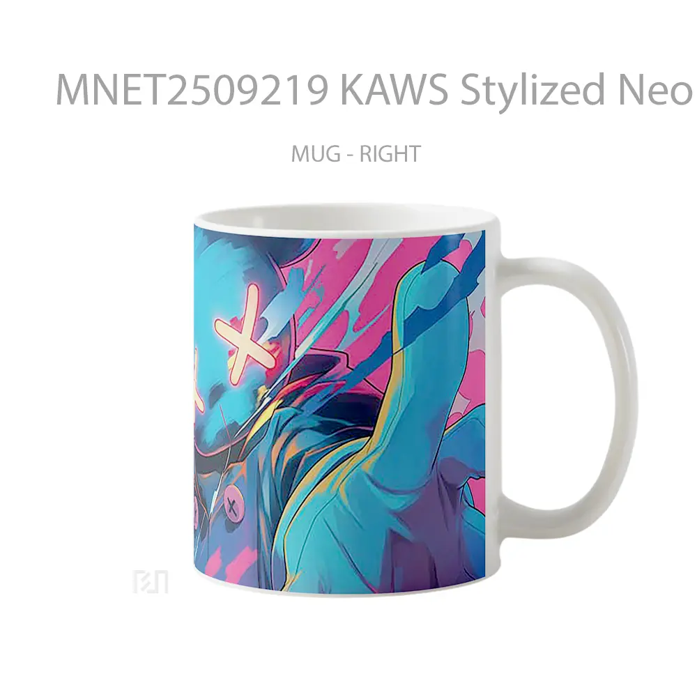 Kaws Stylized Neon Character Mug MNET2509219