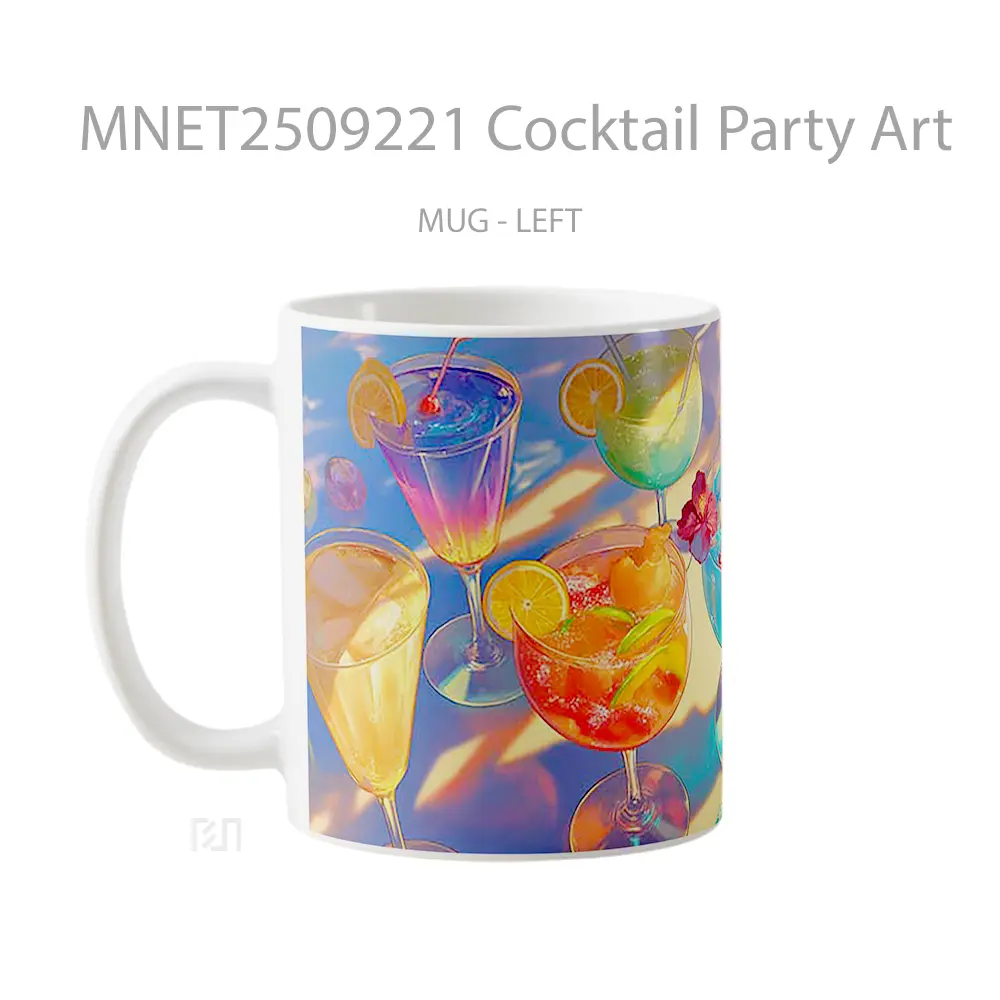 Cocktail Party Art Mug MNET2509221 - All-side / Desain