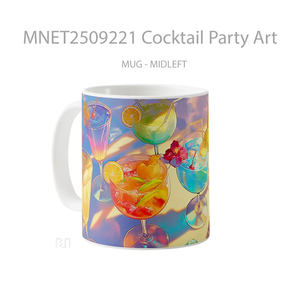 Cocktail Party Art Mug MNET2509221 - All-side / Desain