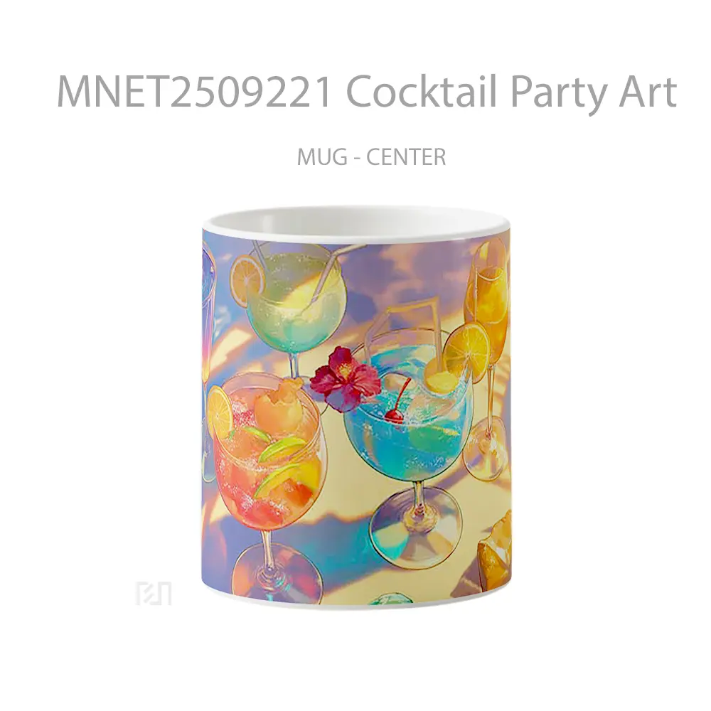 Cocktail Party Art Mug MNET2509221 - All-side / Desain