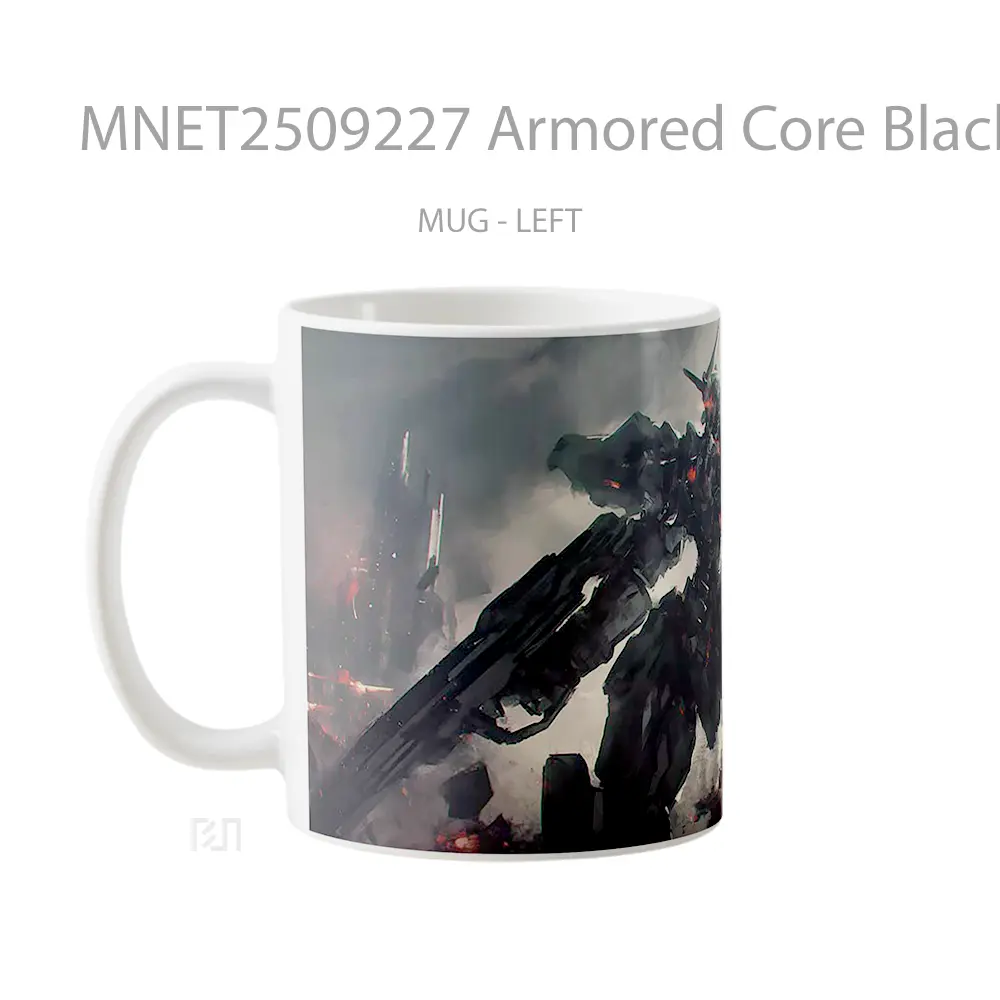 Armored Core Black Mecha Battlefield Mug MNET2509227 - All-side / Desain