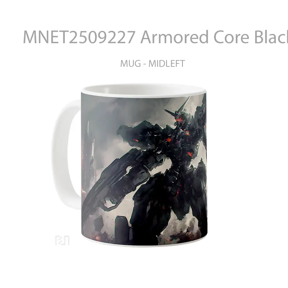 Armored Core Black Mecha Battlefield Mug MNET2509227 - All-side / Desain