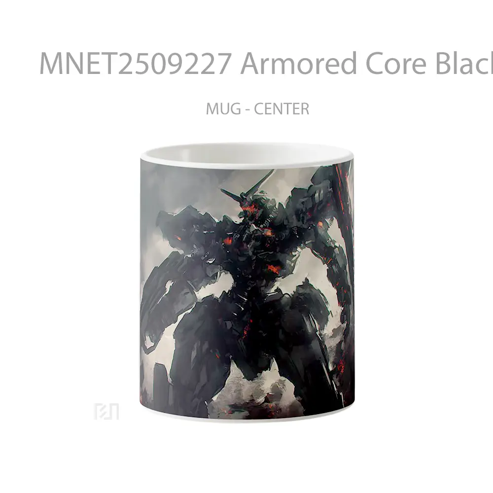 Armored Core Black Mecha Battlefield Mug MNET2509227 - All-side / Desain