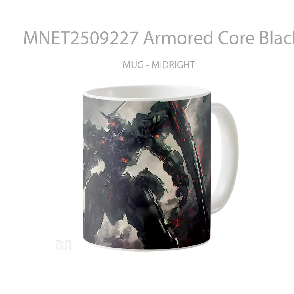 Armored Core Black Mecha Battlefield Mug MNET2509227 - All-side / Desain