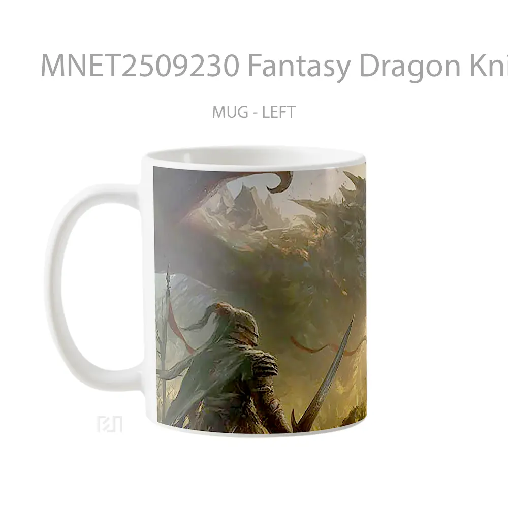 Fantasy Dragon Knight Showdown Mug MNET2509230 - All-side / Desain