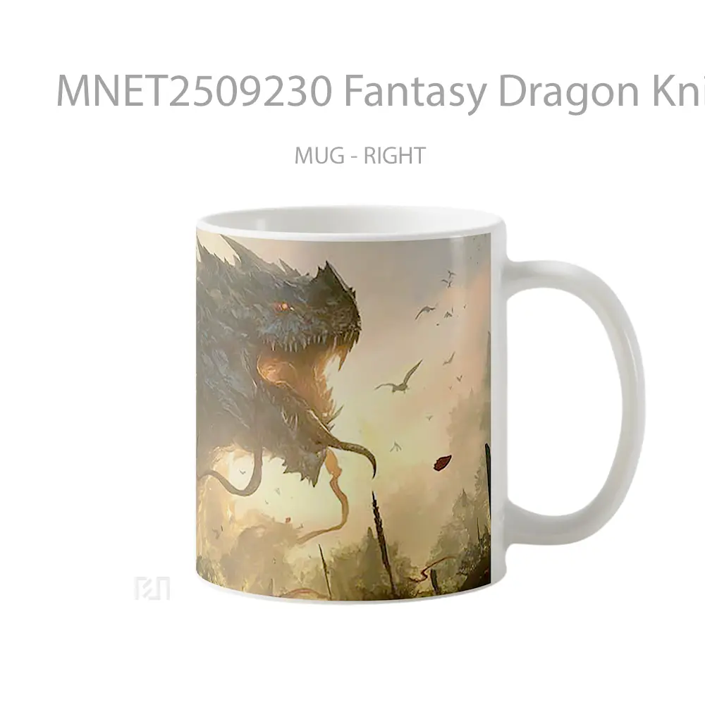 Fantasy Dragon Knight Showdown Mug MNET2509230