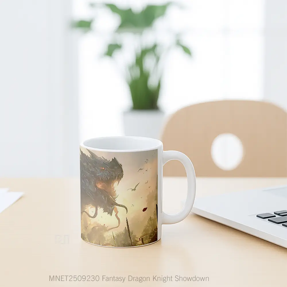 Fantasy Dragon Knight Showdown Mug MNET2509230 - All-side / Desain