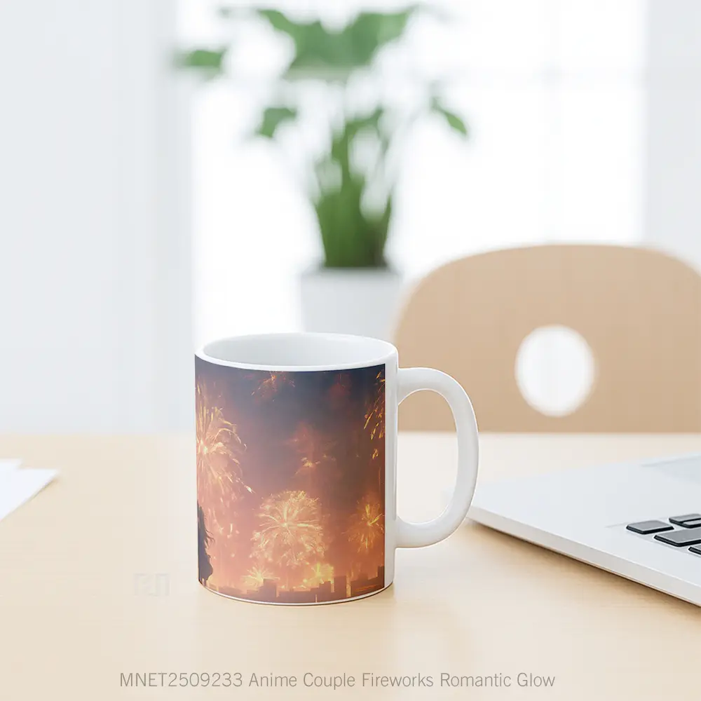 Anime Couple Fireworks Romantic Glow Mug MNET2509233 - All-side / Desain