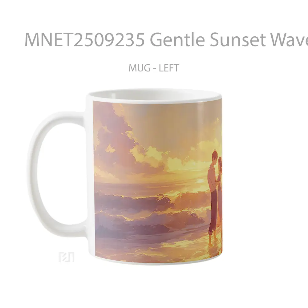 Gentle Sunset Wave Embrace Mug MNET2509235 - All-side / Desain