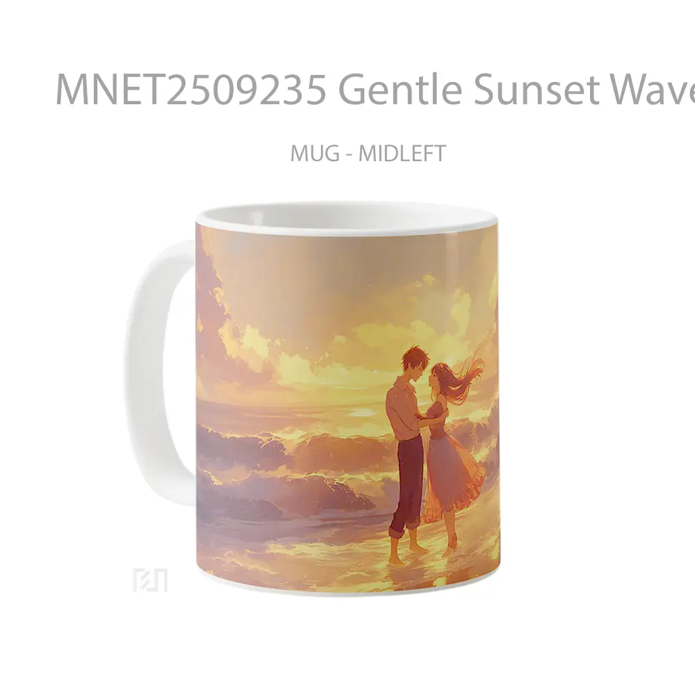 Gentle Sunset Wave Embrace Mug MNET2509235 - All-side / Desain