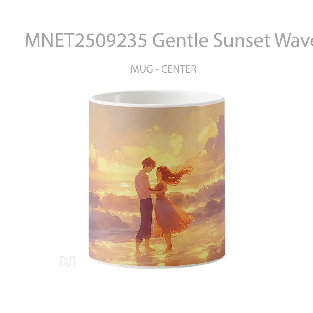Gentle Sunset Wave Embrace Mug MNET2509235 - All-side / Desain