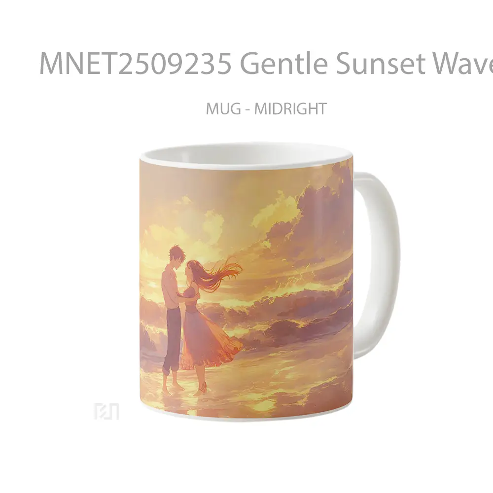 Gentle Sunset Wave Embrace Mug MNET2509235 - All-side / Desain
