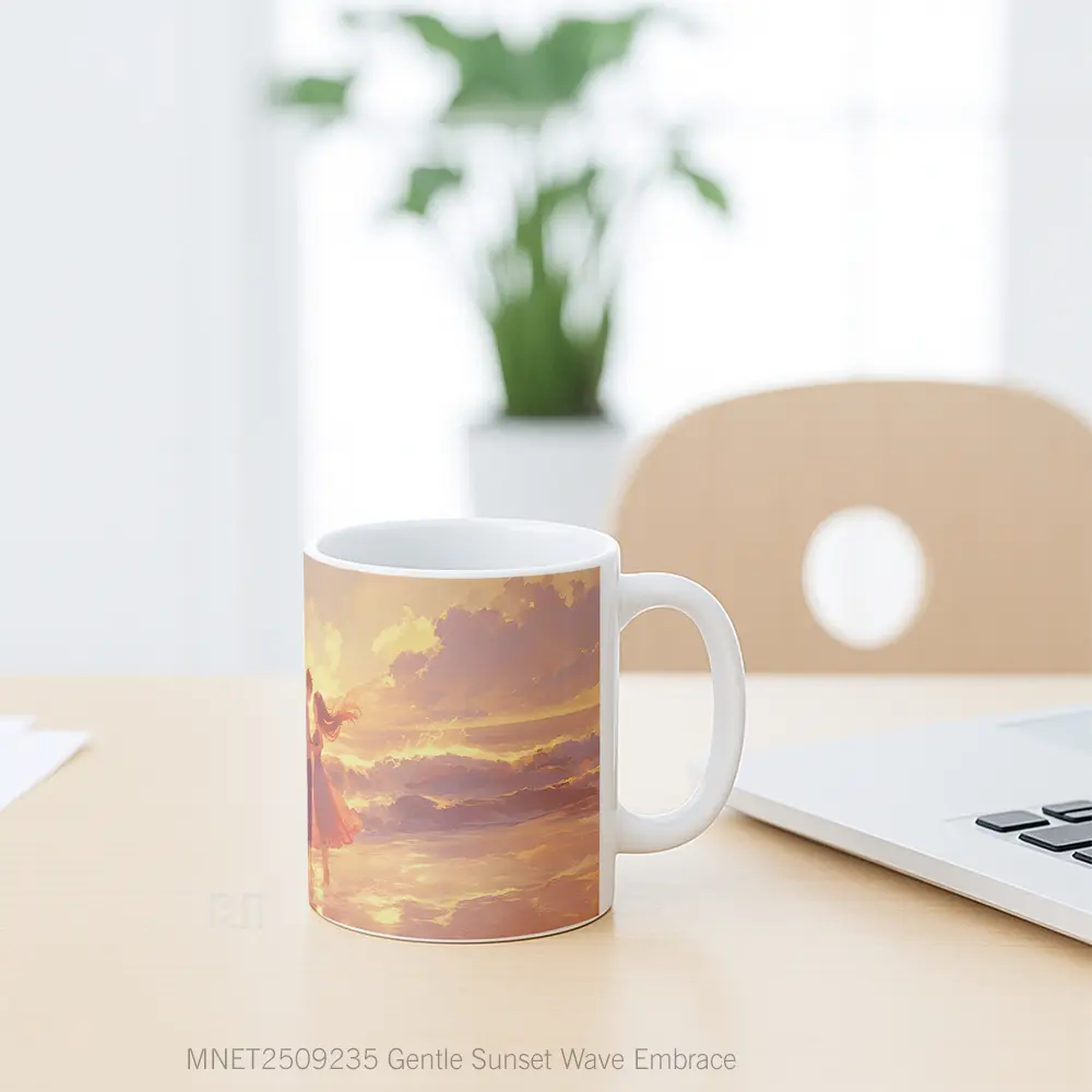 Gentle Sunset Wave Embrace Mug MNET2509235 - All-side / Desain