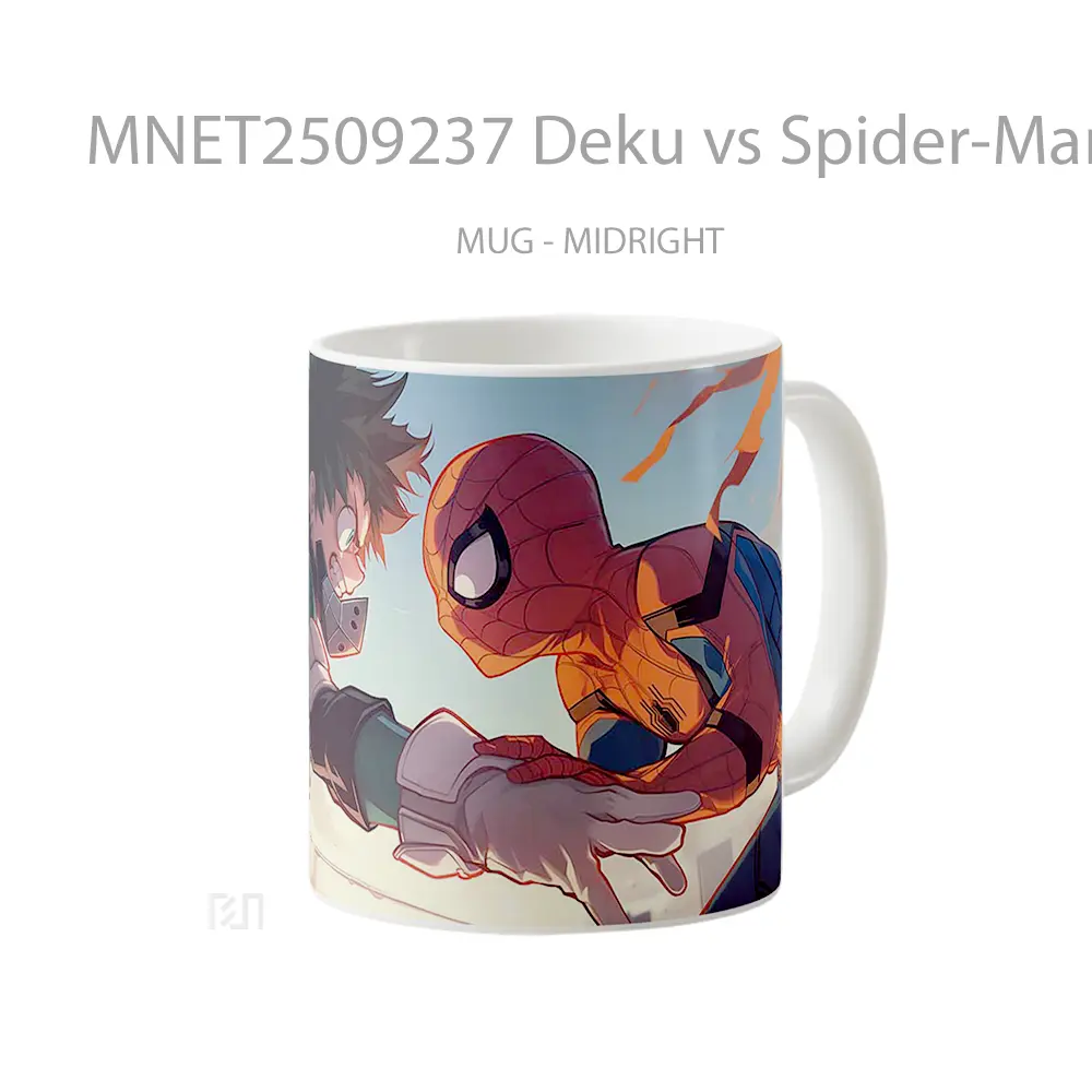 Deku Vs Spider Man Anime & Marvel Showdown Mug MNET2509237 - All-side / Desain