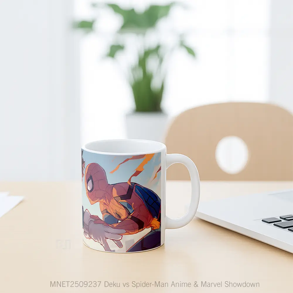 Deku Vs Spider Man Anime & Marvel Showdown Mug MNET2509237 - All-side / Desain