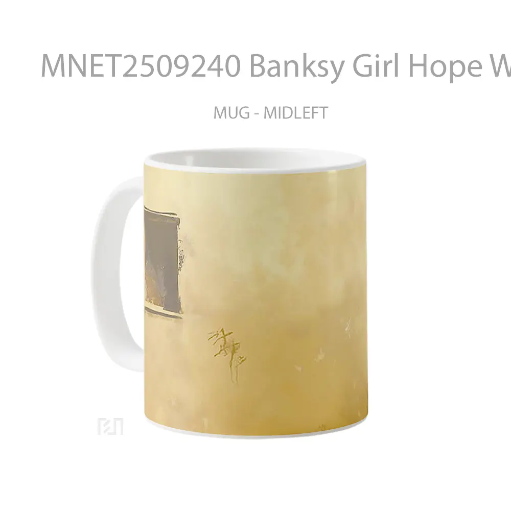 Banksy Girl Hope Window Mug MNET2509240 - All-side / Desain