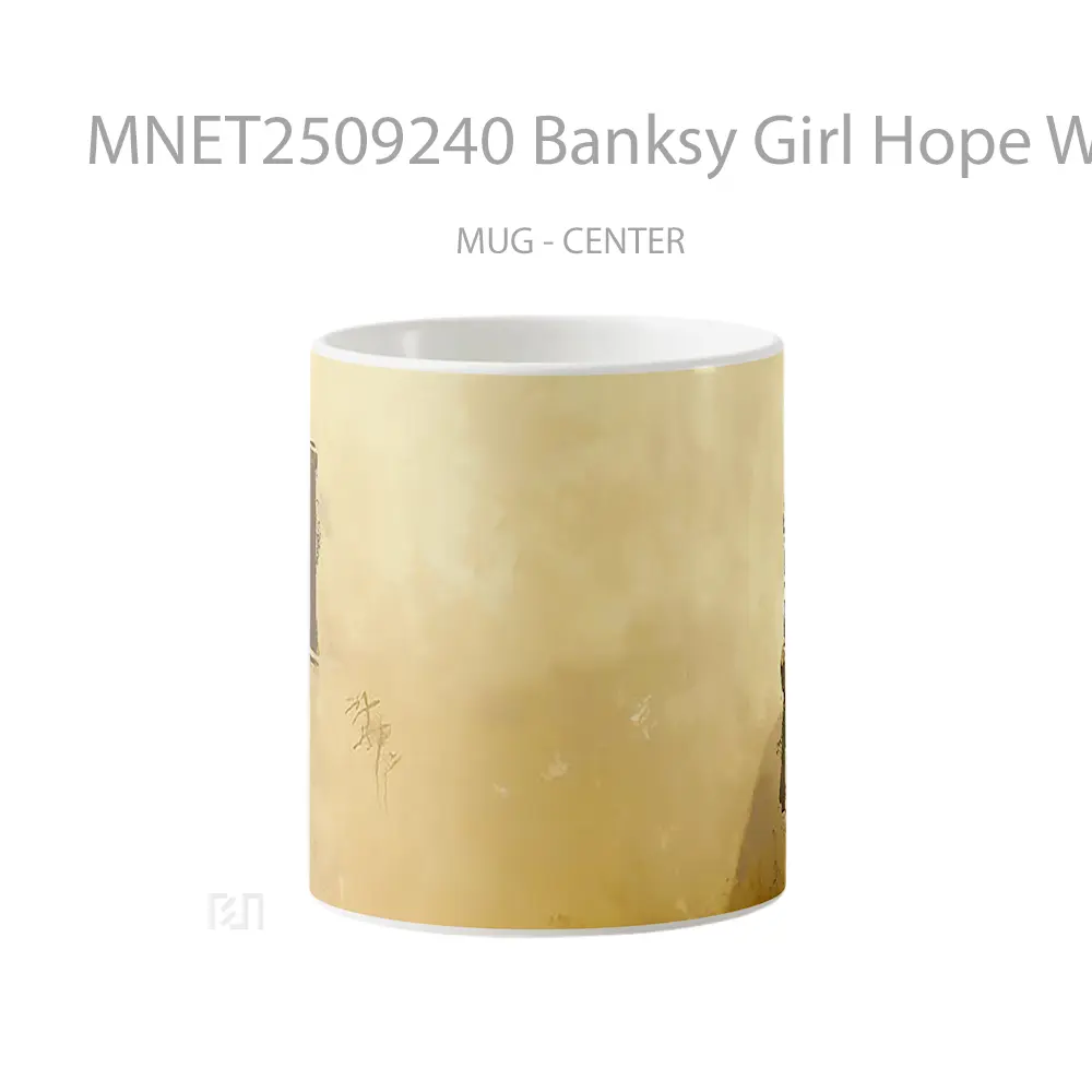 Banksy Girl Hope Window Mug MNET2509240 - All-side / Desain