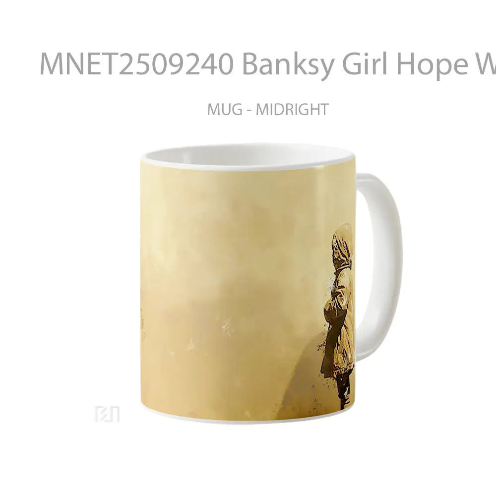 Banksy Girl Hope Window Mug MNET2509240 - All-side / Desain