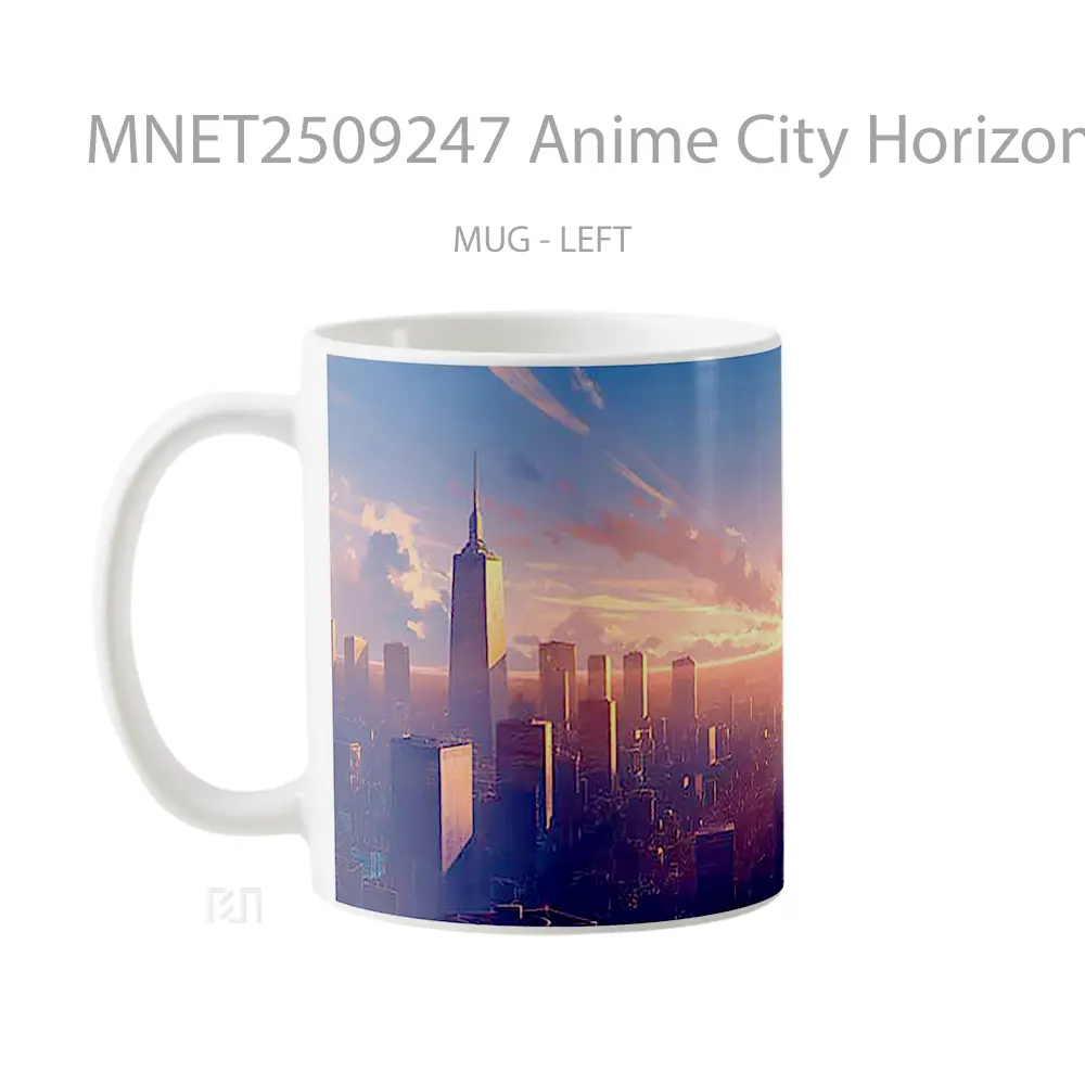 Anime City Horizon Sunset Mug MNET2509247 - All-side / Desain