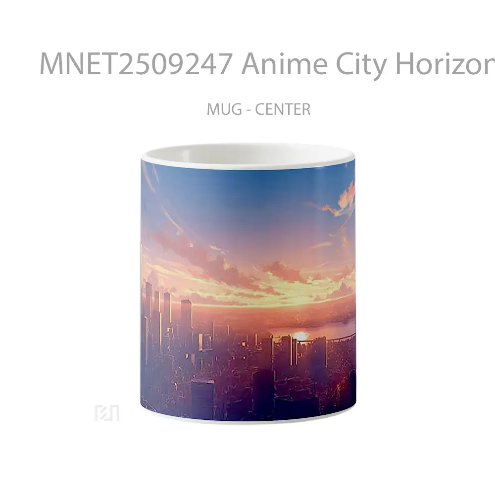Anime City Horizon Sunset Mug MNET2509247 - All-side / Desain