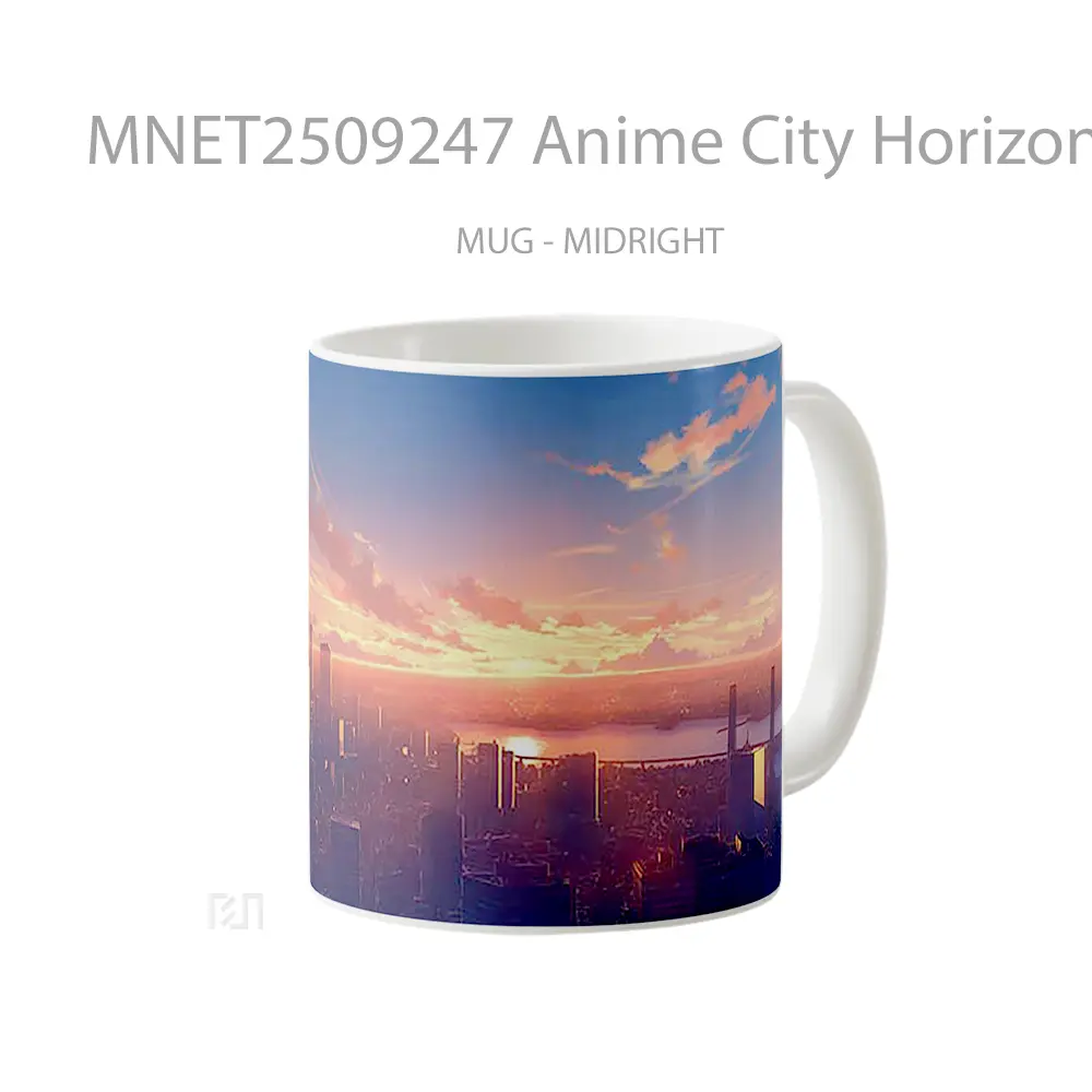 Anime City Horizon Sunset Mug MNET2509247 - All-side / Desain