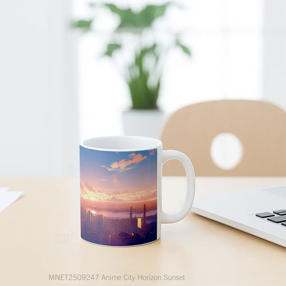 Anime City Horizon Sunset Mug MNET2509247 - All-side / Desain