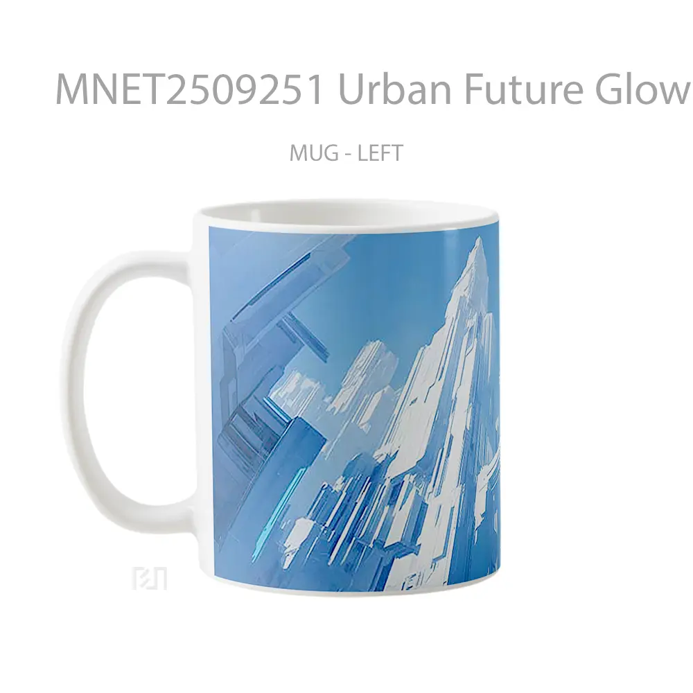 Urban Future Glowing City Mug MNET2509251 - All-side / Desain