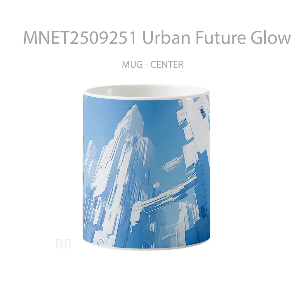 Urban Future Glowing City Mug MNET2509251 - All-side / Desain