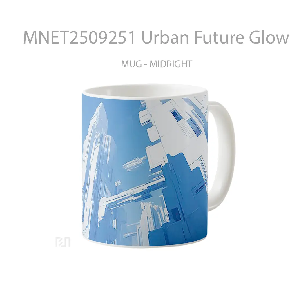 Urban Future Glowing City Mug MNET2509251 - All-side / Desain