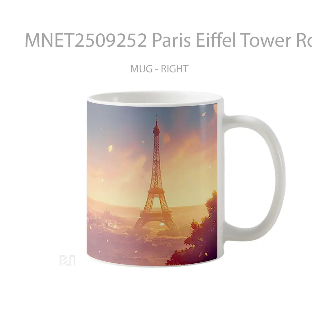 Paris Eiffel Tower Romantic Sunset Mug MNET2509252