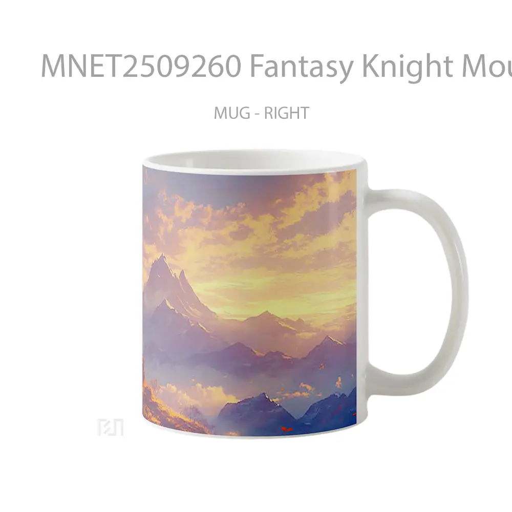 Fantasy Knight Mountain Vista Mug MNET2509260