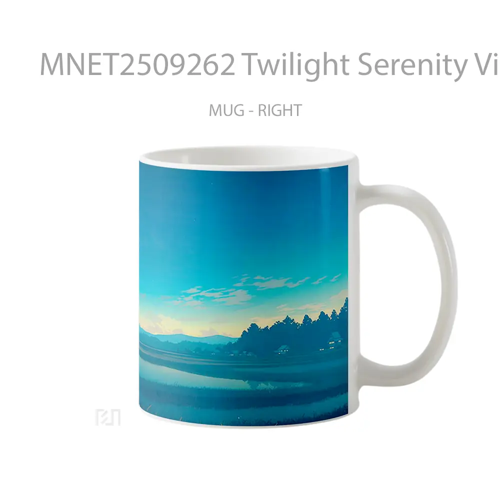 Twilight Serenity Village View Mug MNET2509262