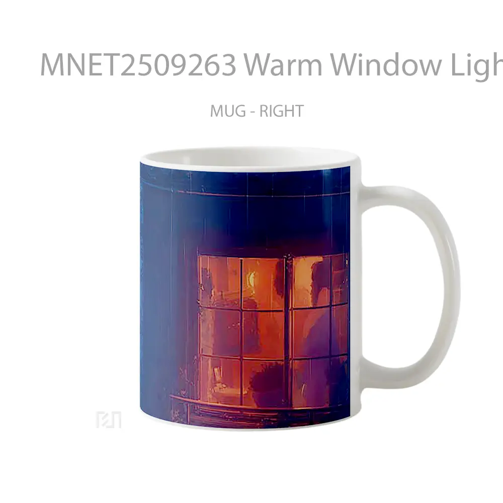 Warm Window Light In The Rain Mug MNET2509263
