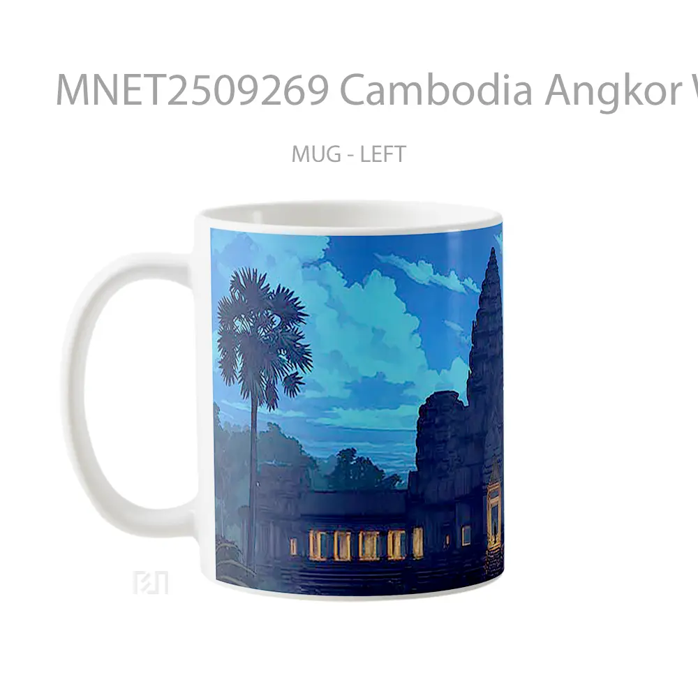 Cambodia Angkor Wat Mug MNET2509269 - All-side / Desain