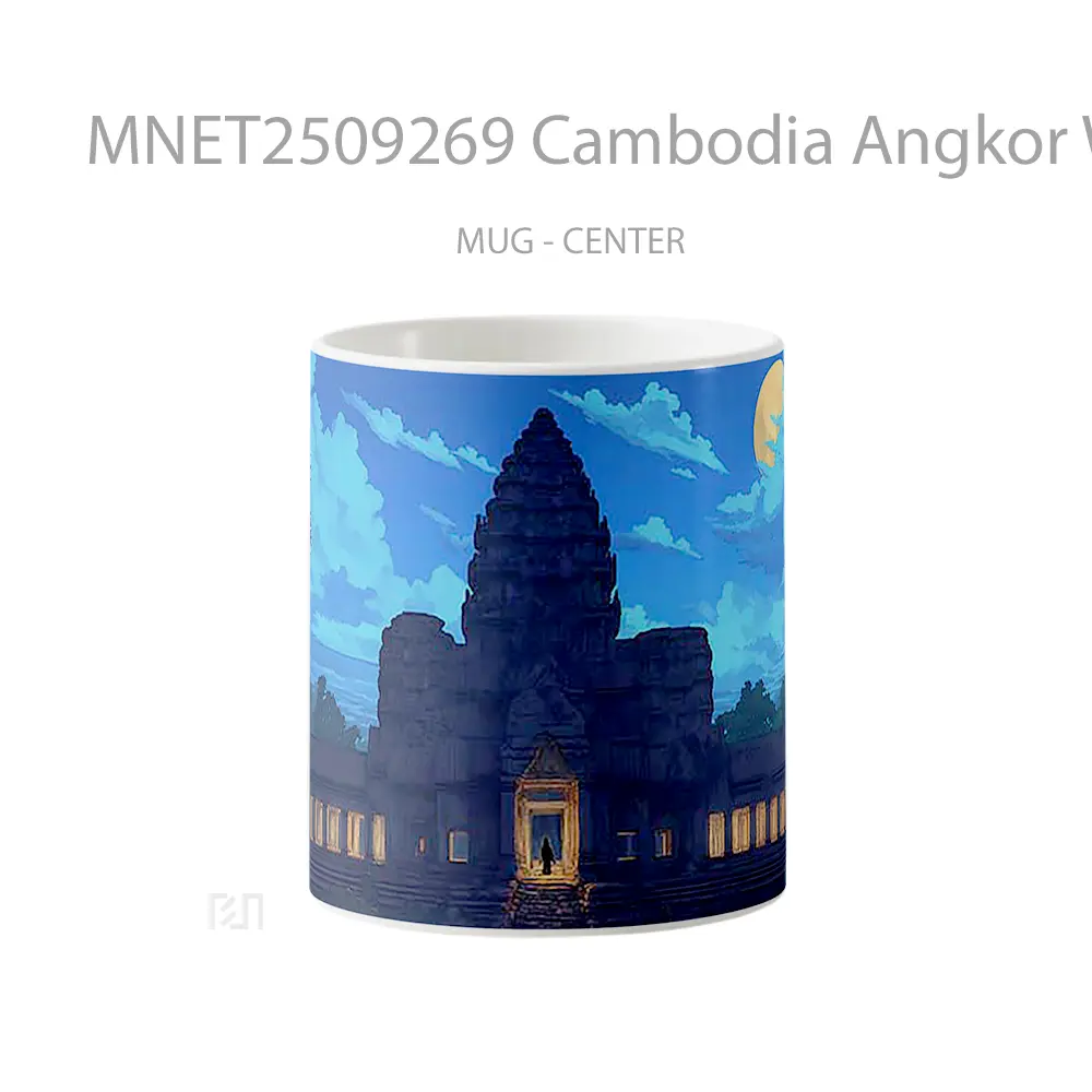 Cambodia Angkor Wat Mug MNET2509269 - All-side / Desain