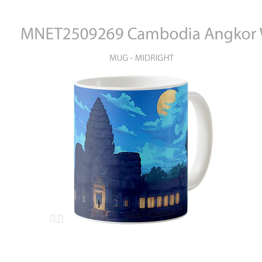 Cambodia Angkor Wat Mug MNET2509269 - All-side / Desain