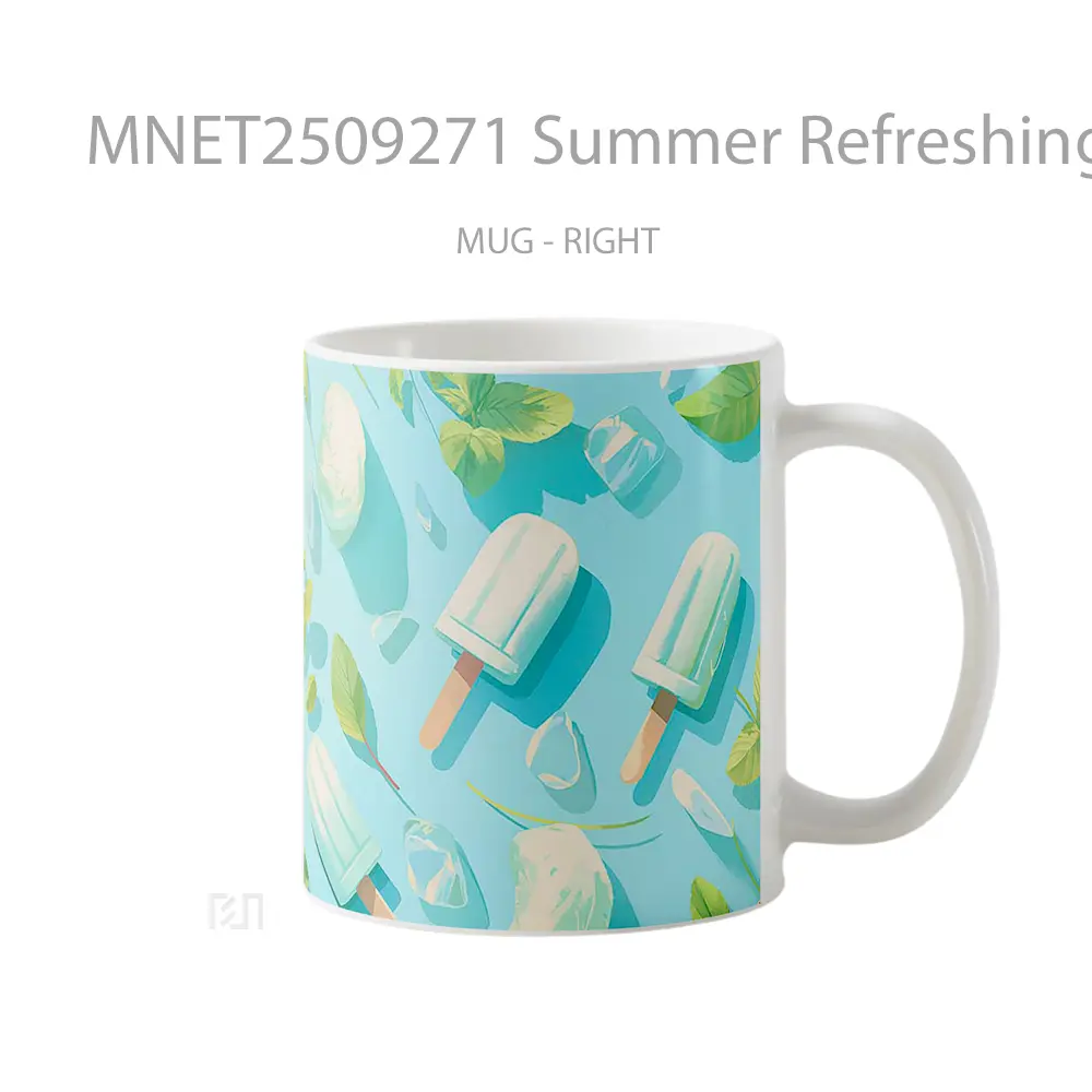 Summer Refreshing Popsicle Pattern Mug MNET2509271