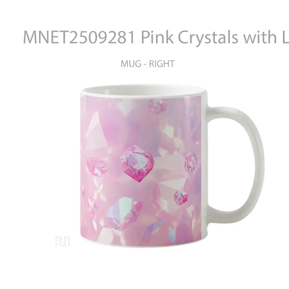 Pink Crystals With Light Shine Mug MNET2509281